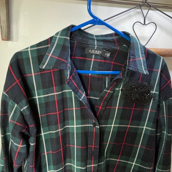 Ralph Lauren flannel shirt, like new - Picture 1 of 4